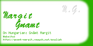 margit gnamt business card